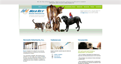 Desktop Screenshot of norvet.es
